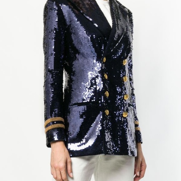 ralph lauren sequin blazer